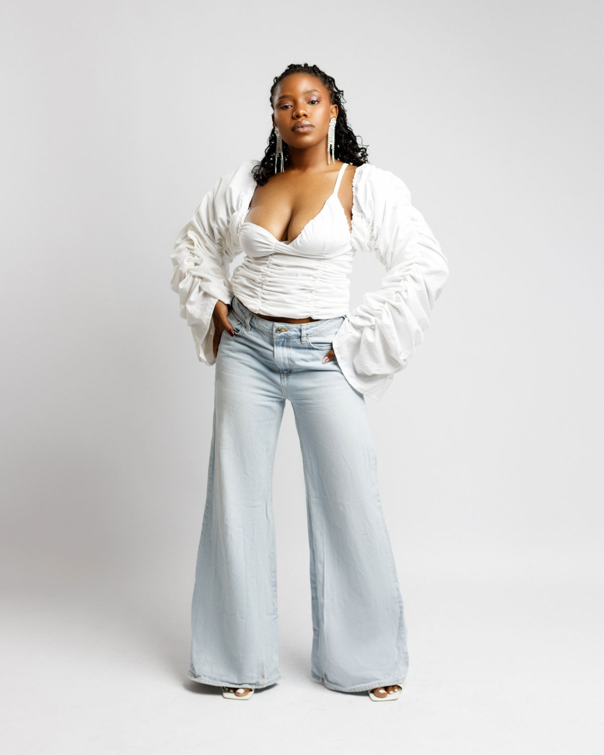 KAIA RUCHED TOP
