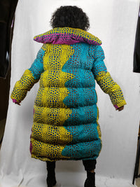 Adunni Puffer Jacket |African Print|