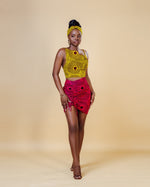 Zola Mini Skirt |African Print|