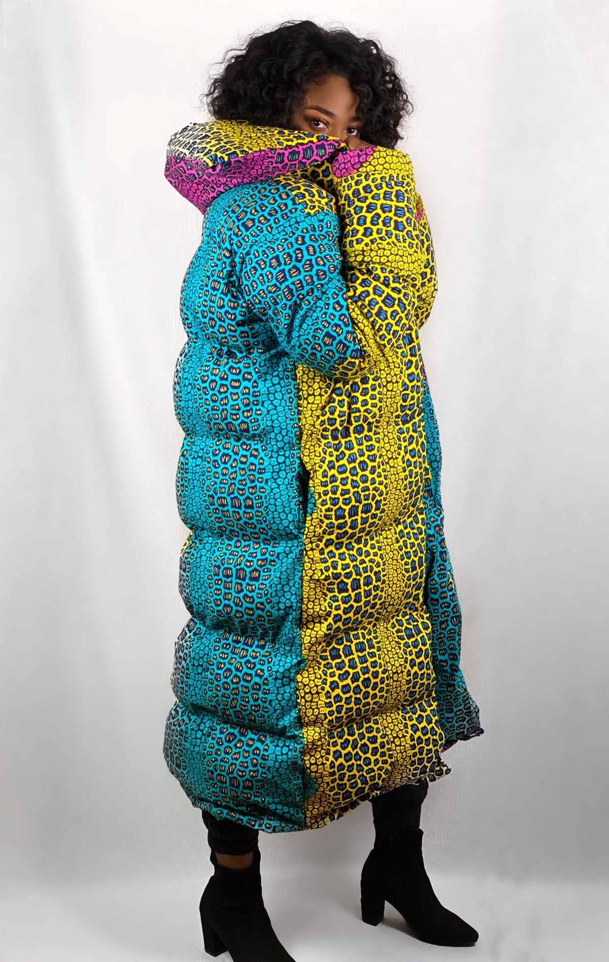 Adunni Puffer Jacket |African Print|