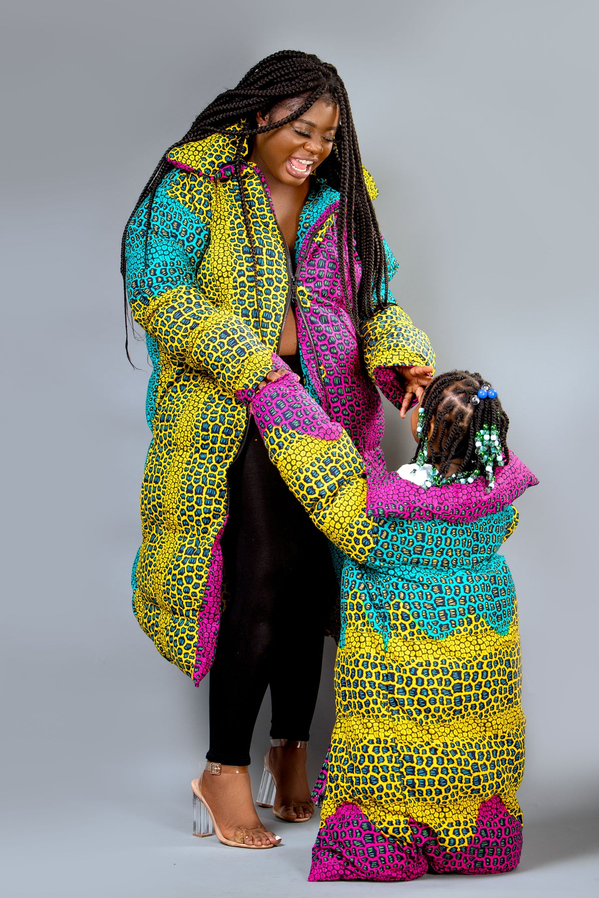 Toddler Adunni Puffer Jacket |African Print|