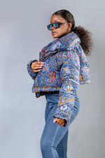 Sade Puffer Jacket |African Print|