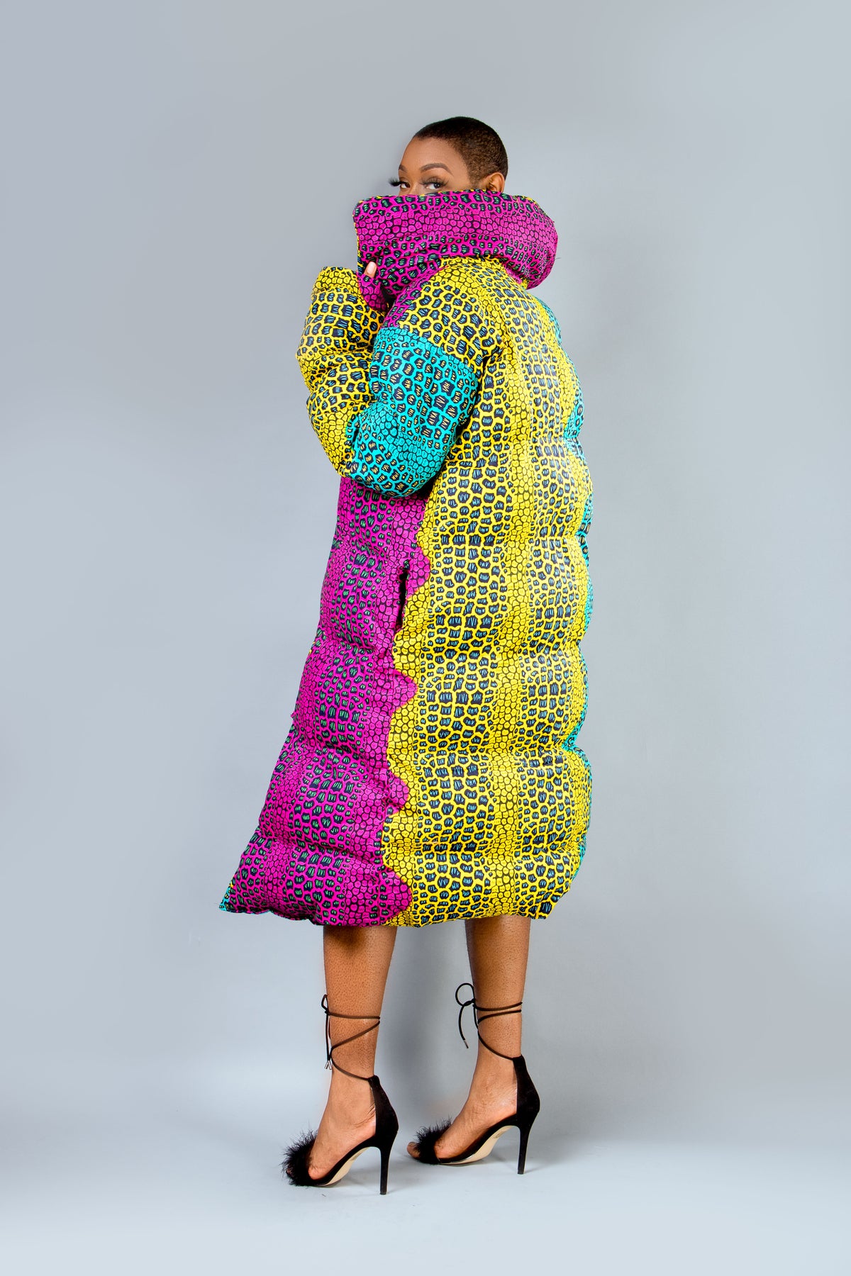 Adunni Puffer Jacket |African Print|