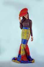 Akua Flared Skirt |African Print|