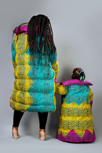 Toddler Adunni Puffer Jacket |African Print|