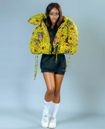 Chidera Puffer Jacket |African Print|