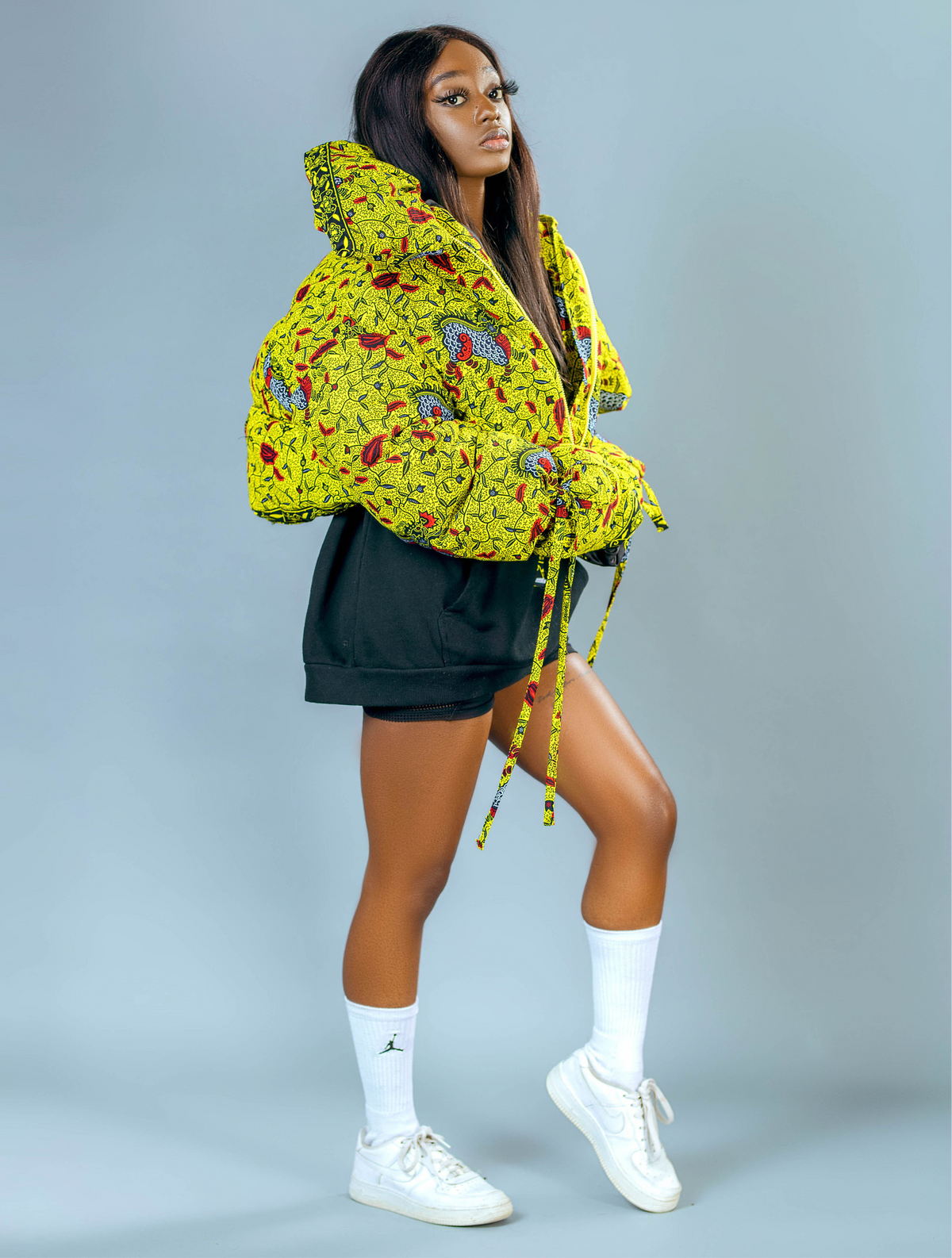 Chidera Puffer Jacket |African Print|